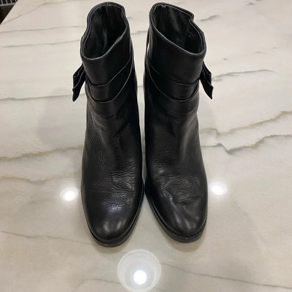 Kate Spade Boots Size 9 Black Leather - Picture 14 of 14
